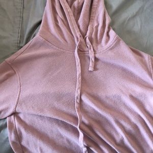 Mauve hooded sweatshirt from GARAGE